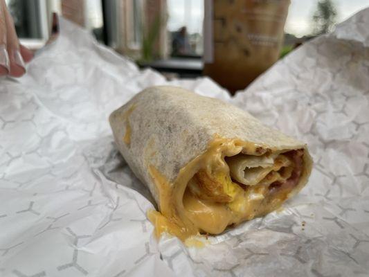 Turkey Bacon Egg Wrap