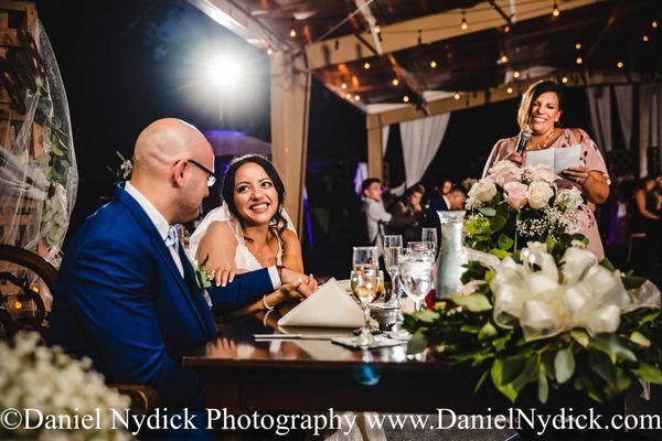 Toasts and speeches www.danielnydick.com NJ wedding photography