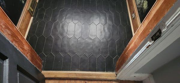 Foyer tile custom