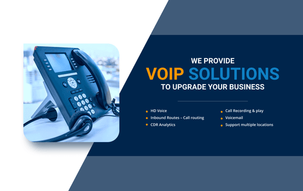 We provide VoIP Solutions to upgrade your business.