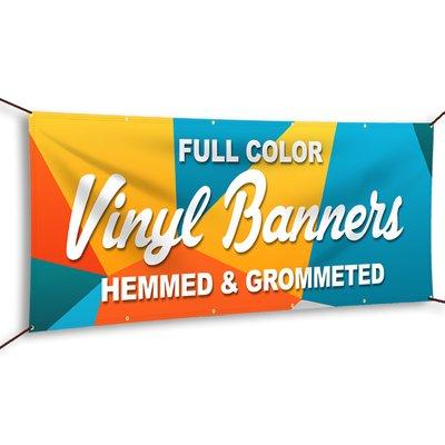 full color vinyl banners with grommets