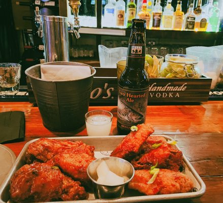 Wings and beer Chicken Wings