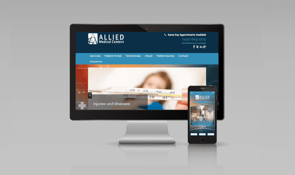 Allied Medical Centers Website and App