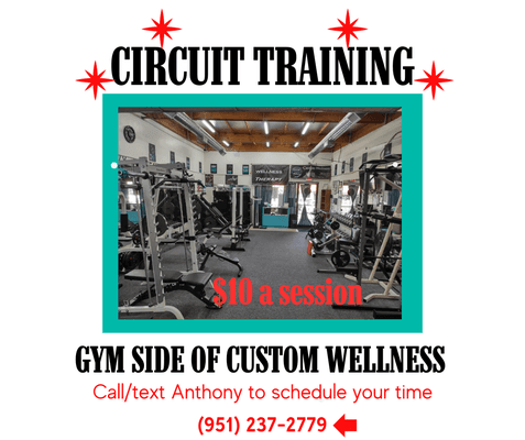 Circuit Training only $10 a session!