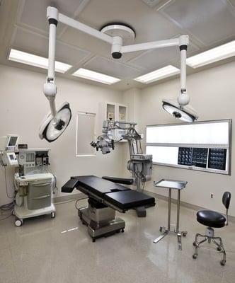 One of the state-of-the-art operating rooms where procedures and surgeries are performed