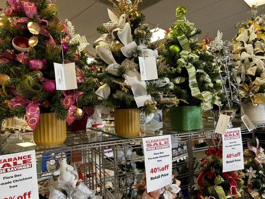 Table top Christmas trees