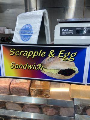 Because sometimes u just need a scrapple sammich