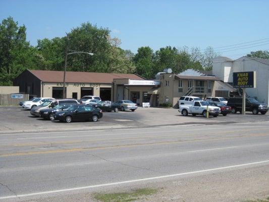 The repair and paint garages