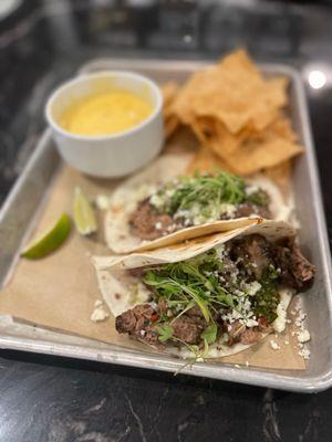 Steak tacos