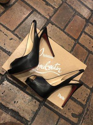 Christian Louboutin Private Number Slingbacks