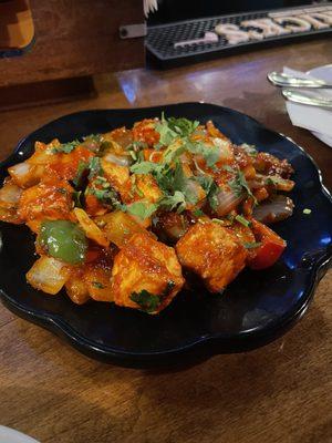 CHILLI PANEER SPICY