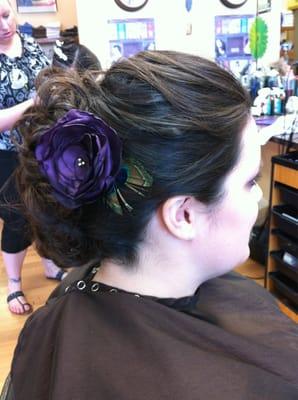 Carrie did a beautiful job on my hair for my friends wedding.