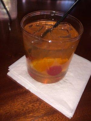 Blood orange old fashioned