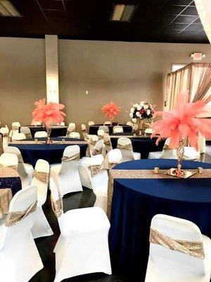 Guest tables for reception