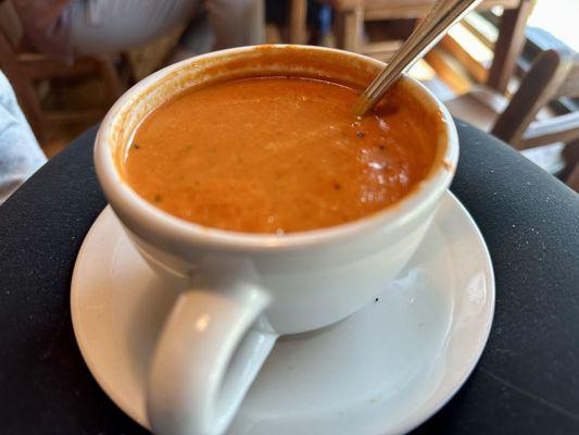 Tomato cup of soup