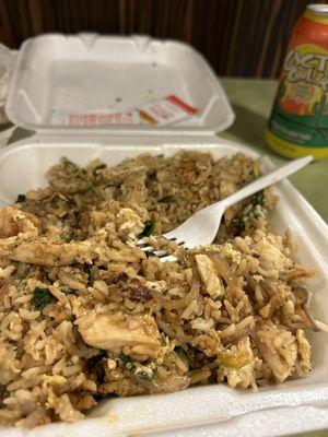 Chicken egg fried rice