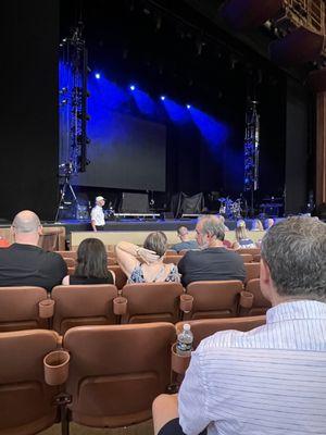 Stage from row G