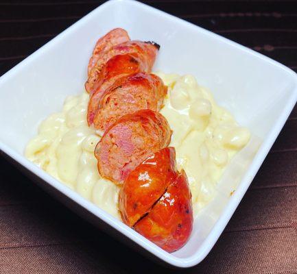 Southern Comfort Food by Chef Corby- 2nd Course- Smoky Macaroni and Cheese with Andouille Sausage