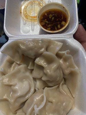 Their dumplings come with the most amazing sauce. Just wish the dough were a little thicker and they'd be spot on perfection.