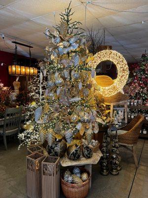 Gorgeous tree of lights, with spectacular LED twinkling wreaths for sale