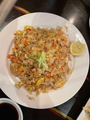 Garlic Fried Rice with Shrimp