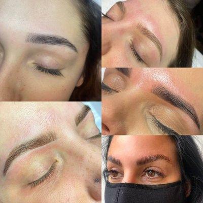 Get beautiful brows! We do brow waxing, tinting, lamination, and henna.