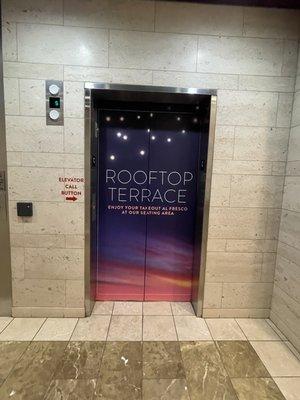 Elevator entrance from Concourse