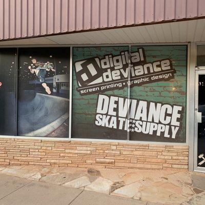 Digital Deviance promotional art in the front.