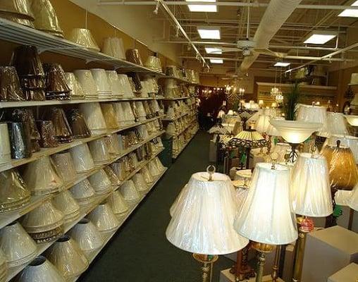 1000's of lampshades and fine quality lamps to choose from