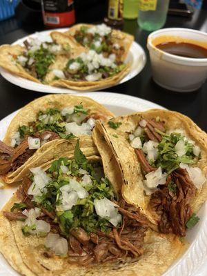 Birria tacos