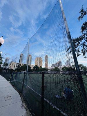 Soccer field.