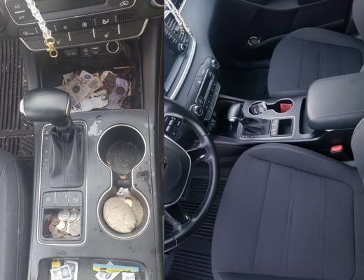 Full interior detail cleans are offered in-shop or mobile!