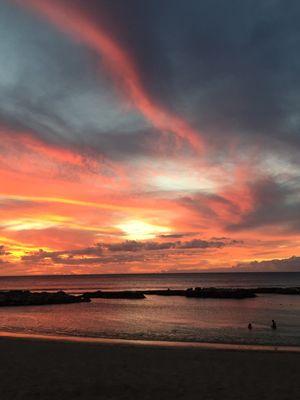 Sunset Yoga at the Ko Olina Sports & Beach Club for Ko Olina residents.