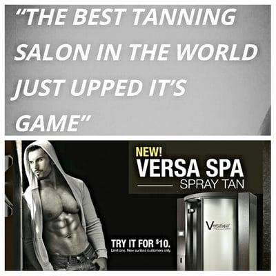 Now offering the Versa Spa!