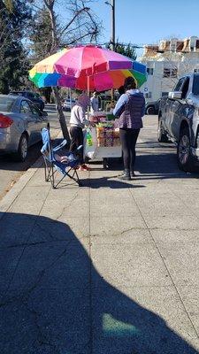 Omgawd, the $4 elote was delish