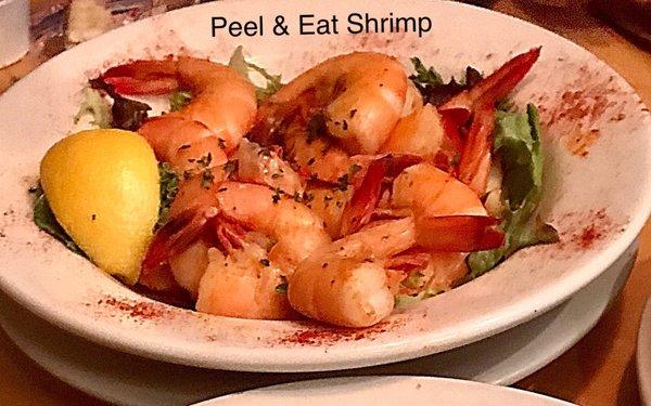 Peel & eat spicy jumbo shrimp. Freshly made!