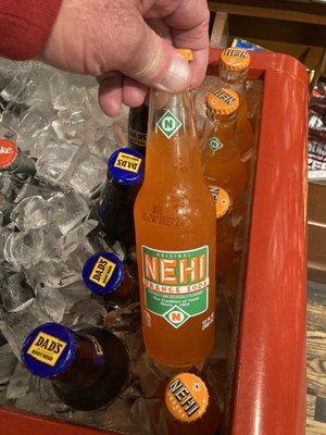 Orange Nehi. I loved this as a kid but it's a little too sweet for me now.