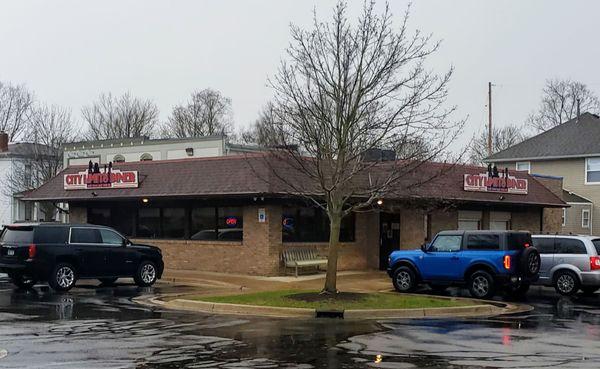 Storefront for City Limits Diner Tecumseh