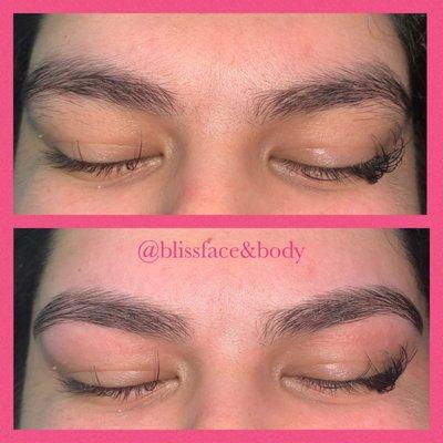 Brow waxing