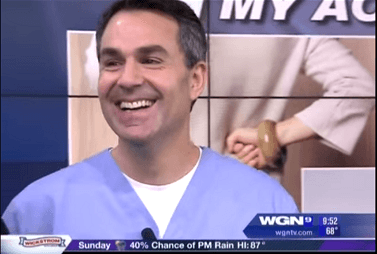 Dr Arculeo health consultant WGN News