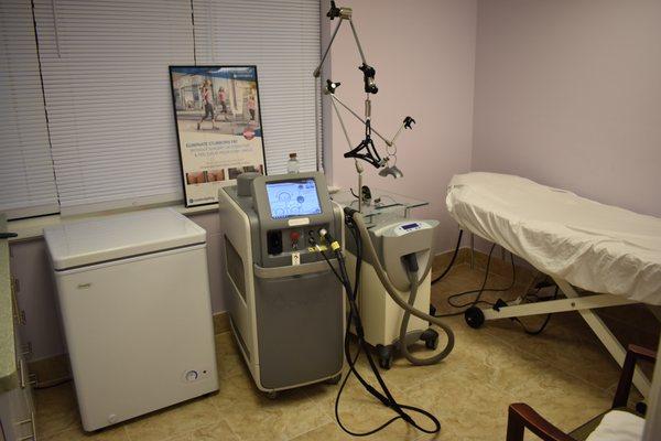 Room # 5 :  Syneron's GentleMax Pro with Synerool