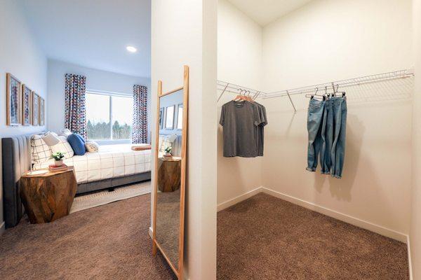 Two bedroom master suite with large wardrobe space