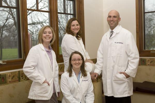 Dr. Distajo, Dr. Flieg, Dr. Huffman and Dr. Kennedy