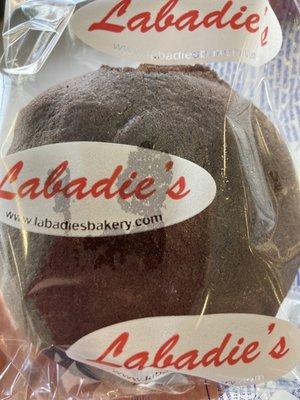 Whoopie pie from Labadie's bakery. $1.00