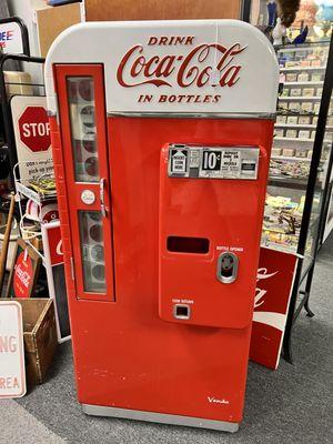 Awesome Coca-Cola machine.