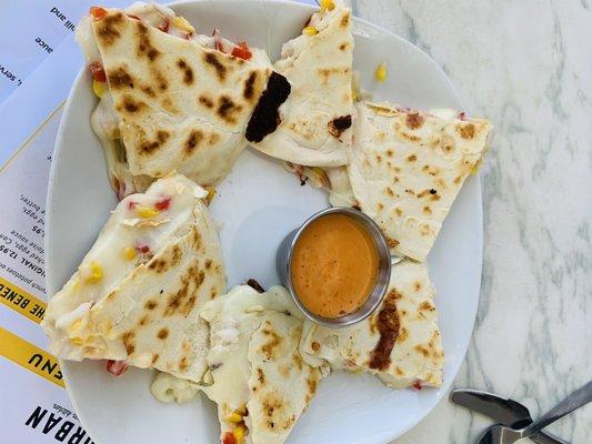 Lobster quesadilla