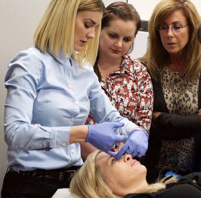 Cosmetic fillers with Master Injector Traci Peterson, NP.