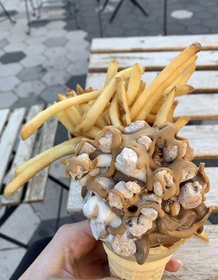 Happy Hour cone and fries!