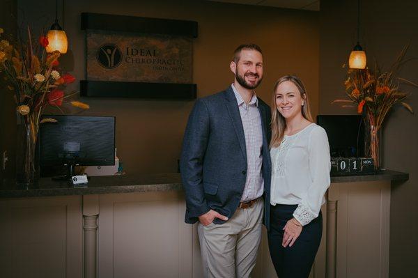 Chiropractors Ryan and Katie Effertz