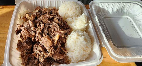 Kalua pork w/ extra rice